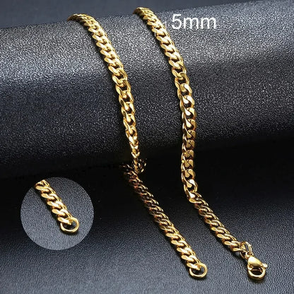 Unisex Cuban Chain Necklace